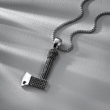 Iced out axe Pendant with 22" jared chain