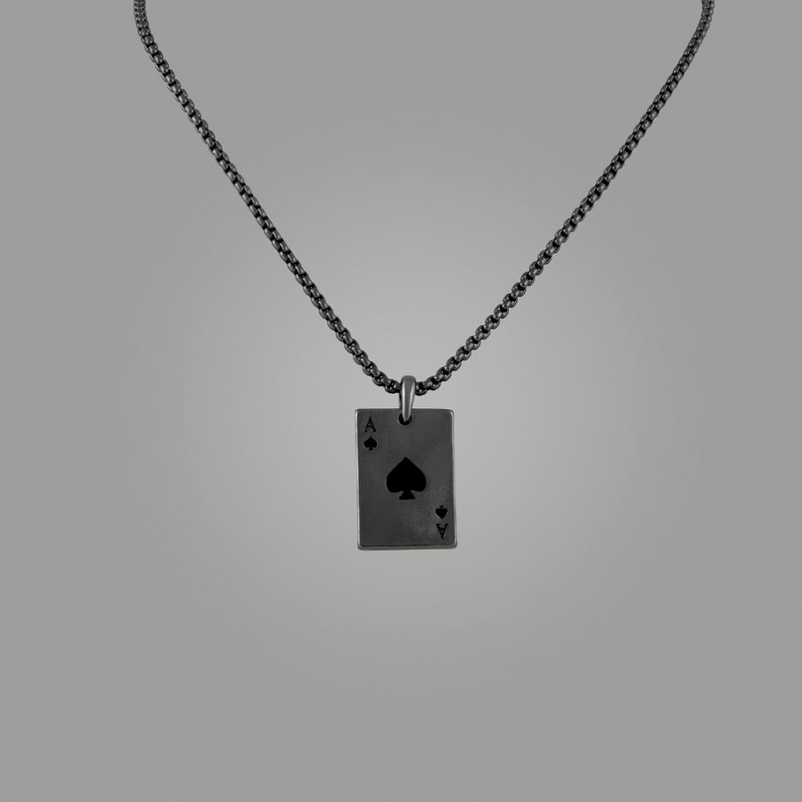 ACE PENDANT WITH 22" JARED CHAIN