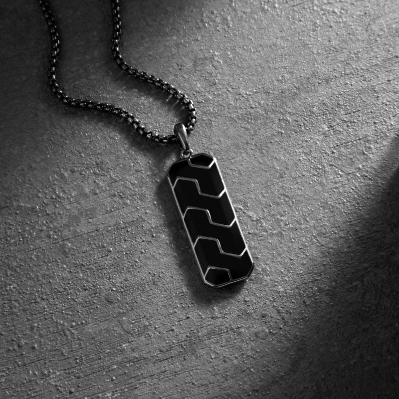 Monolith Pendant with jared chain