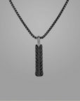 Black Mamba Iced Out zaner Pendant with 22" jared chain