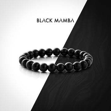 Black Obsidian stone bracelet