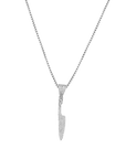 Iced Out Knife Pendant with 22" chain