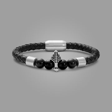 Black Obsidian Bracelet with MagBolt Lock