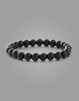 Black Obsidian stone bracelet