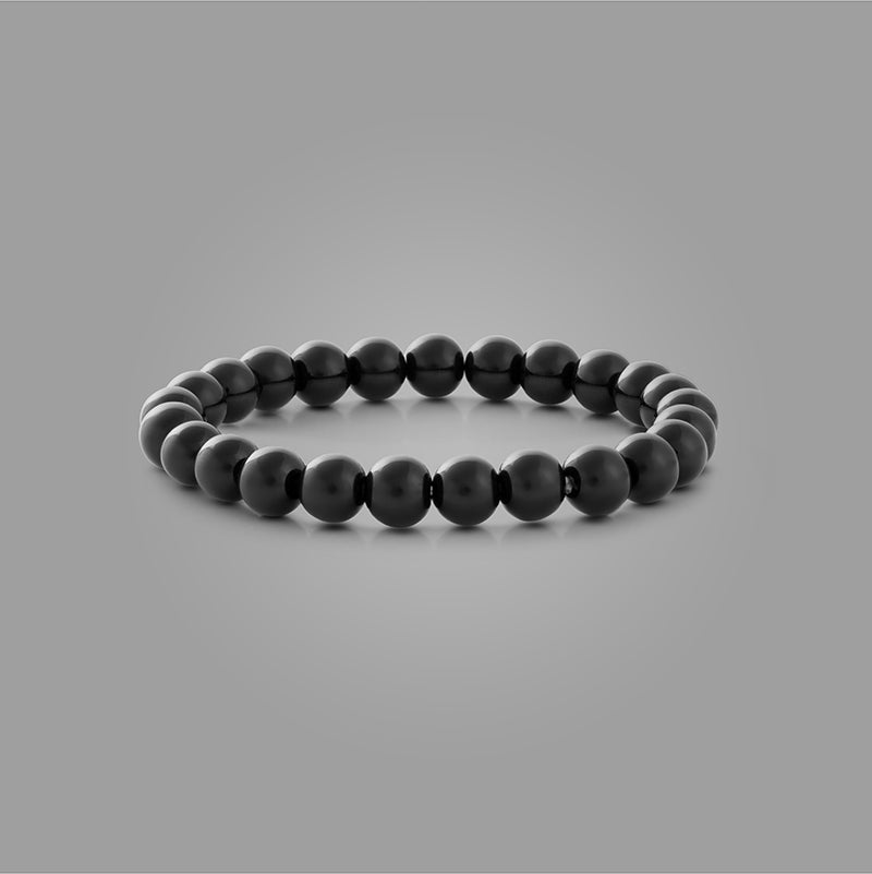 Black Obsidian stone bracelet