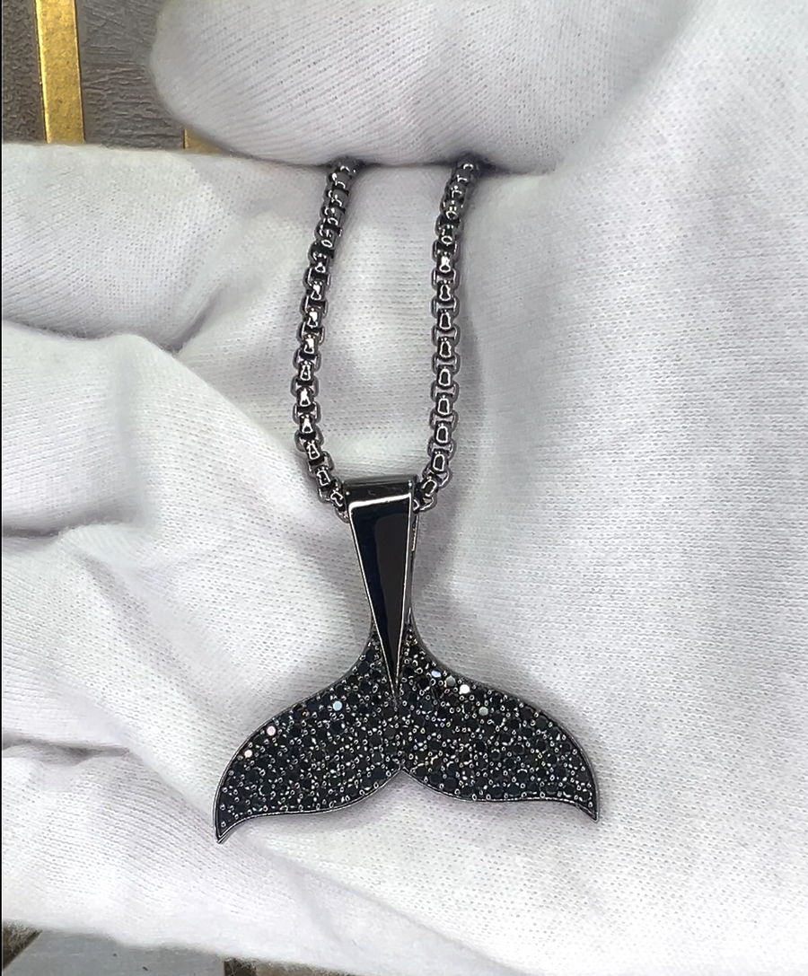 22" long chain is included with the pendant. 