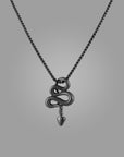 Black Mamba Signature snake Pendant with jared chain