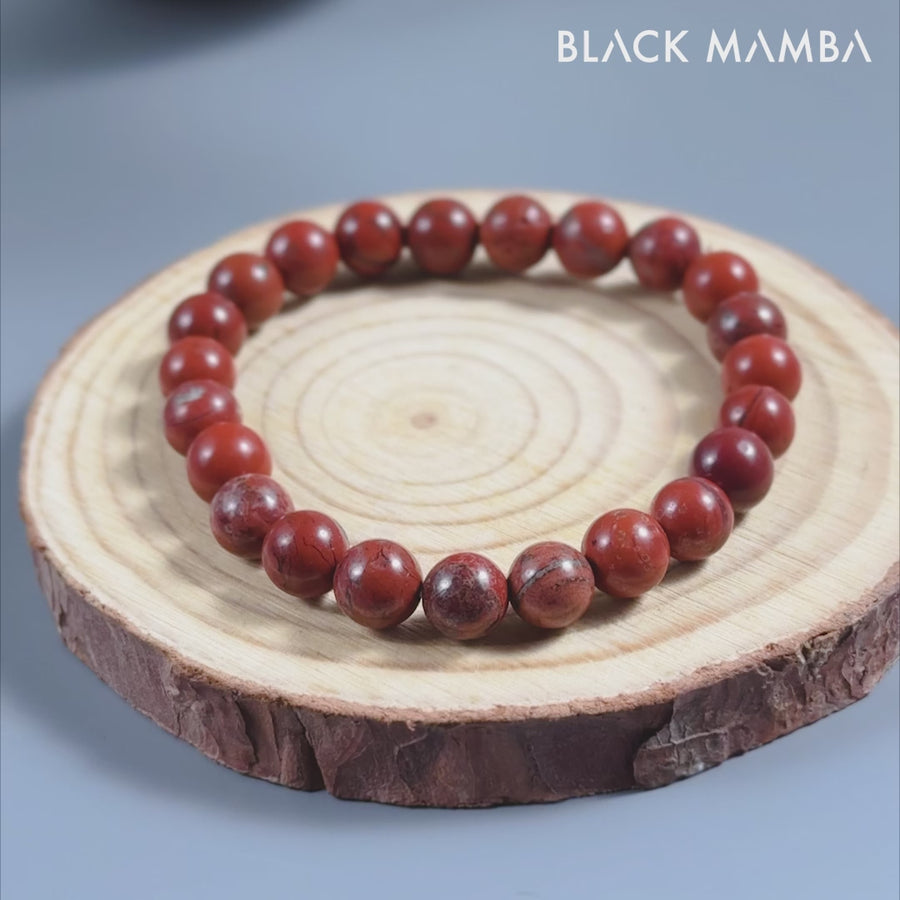 Red Jasper Natural Stone Bracelet