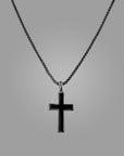Black Mamba Cross Pendant With 22” Jared Chain