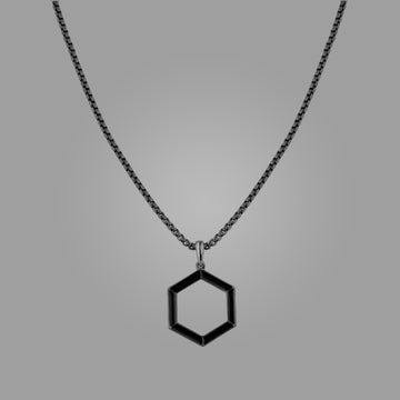 Deseo Hexa Pendant With 22” Jared Chain