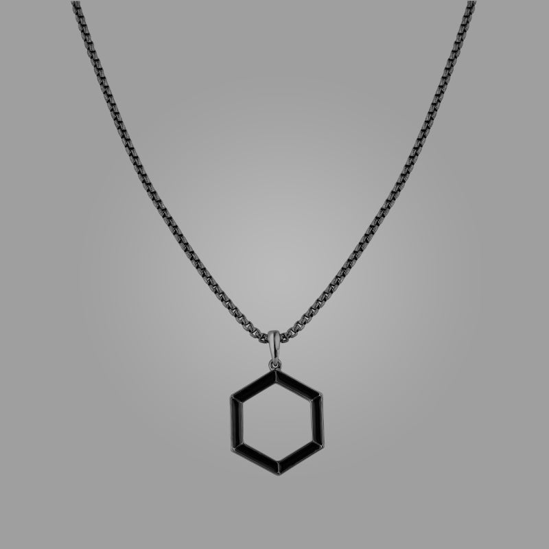 Deseo Hexa Pendant With 22” Jared Chain